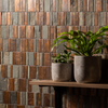 Sorvad Natural Stone and Copper Mix Mosaic