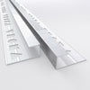 Vroma Capping Tile Trim - Deep Brushed Chrome