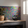 Aqua Scale Mosaic - Frosted