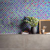 Aqua Scale Mosaic - Frosted