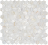 White Pearl Hexagon Shell Mosaic